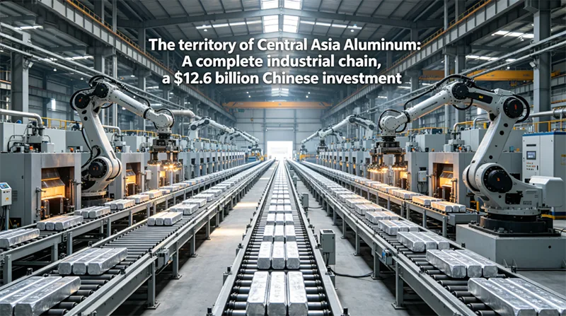The territory of Central Asia Aluminum: A complete industrial chain, a $12.6 billion Chinese investment